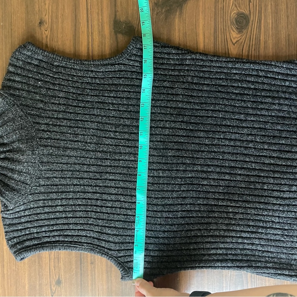 G.A.S Women’s Turtleneck Knot Gray Dress MIDI Size XL *Measurements in photo* - Picture 6 of 7